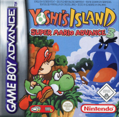 Yoshi's Island: Super Mario Advance 3 for the Nintendo Game Boy Advance Front Cover Box Scan