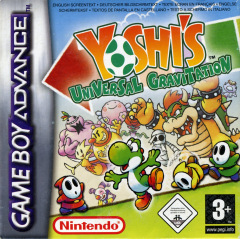 Yoshi's Universal Gravitation for the Nintendo Game Boy Advance Front Cover Box Scan