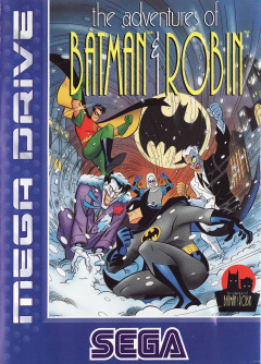 The Adventures of Batman & Robin for the Sega Mega Drive Front Cover Box Scan