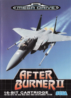 AfterBurner II for the Sega Mega Drive Front Cover Box Scan