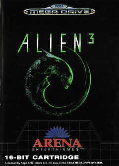 Alien 3 for the Sega Mega Drive Front Cover Box Scan