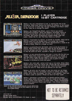 Scan of Alisia Dragoon