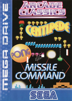 Arcade Classics for the Sega Mega Drive Front Cover Box Scan