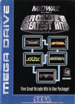 Midway Presents... Arcade's Greatest Hits for the Sega Mega Drive Front Cover Box Scan