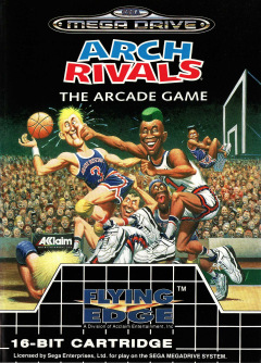 Arch Rivals: The Arcade Game for the Sega Mega Drive Front Cover Box Scan