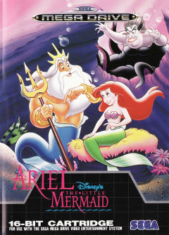 Ariel: The Little Mermaid (Disney's) for the Sega Mega Drive Front Cover Box Scan