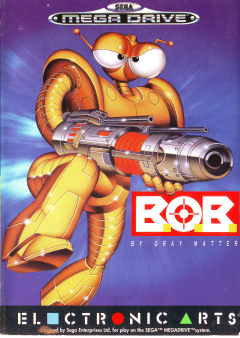 B.O.B. for the Sega Mega Drive Front Cover Box Scan