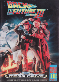 Back to the Future Part III for the Sega Mega Drive Front Cover Box Scan