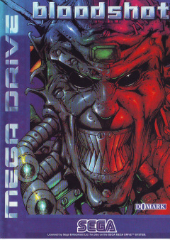 Bloodshot for the Sega Mega Drive Front Cover Box Scan