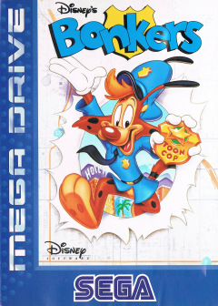 Bonkers (Disney's) for the Sega Mega Drive Front Cover Box Scan