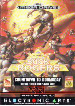 Buck Rogers: Countdown to Doomsday for the Sega Mega Drive Front Cover Box Scan
