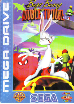 Bugs Bunny in Double Trouble for the Sega Mega Drive Front Cover Box Scan
