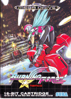 Burning Force for the Sega Mega Drive Front Cover Box Scan