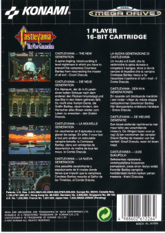 Scan of Castlevania: The New Generation