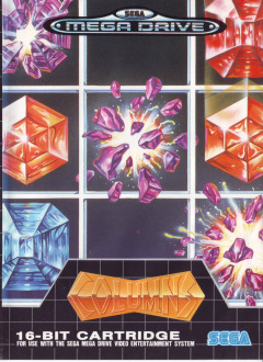 Columns for the Sega Mega Drive Front Cover Box Scan