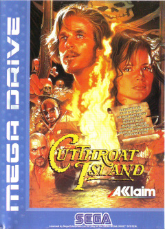 Cutthroat Island for the Sega Mega Drive Front Cover Box Scan