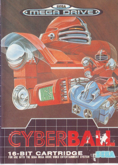 Cyberball for the Sega Mega Drive Front Cover Box Scan