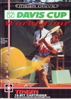 Davis Cup World Tour for the Sega Mega Drive Front Cover Box Scan