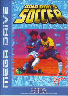 Dino Dini's Soccer for the Sega Mega Drive Front Cover Box Scan
