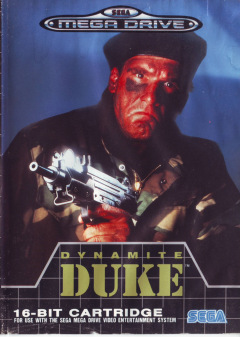 Dynamite Duke for the Sega Mega Drive Front Cover Box Scan