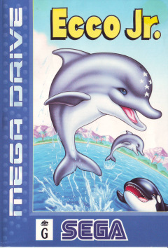 Ecco Jr. for the Sega Mega Drive Front Cover Box Scan