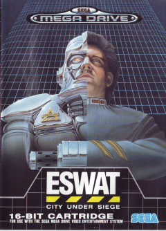 ESWAT: City Under Seige for the Sega Mega Drive Front Cover Box Scan