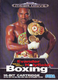 Evander Holyfield's Real Deal Boxing for the Sega Mega Drive Front Cover Box Scan