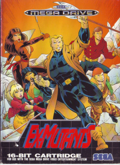 Ex-Mutants for the Sega Mega Drive Front Cover Box Scan