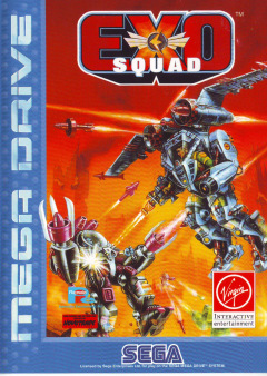 Exo Squad for the Sega Mega Drive Front Cover Box Scan