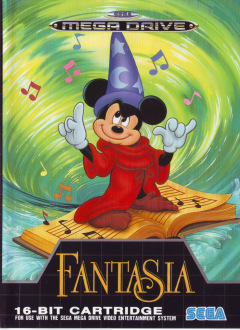 Fantasia for the Sega Mega Drive Front Cover Box Scan