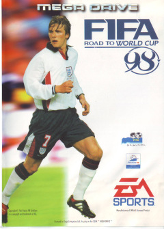 FIFA 98: Road to World Cup for the Sega Mega Drive Front Cover Box Scan
