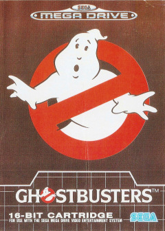 Ghostbusters for the Sega Mega Drive Front Cover Box Scan
