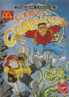 Global Gladiators for the Sega Mega Drive Front Cover Box Scan