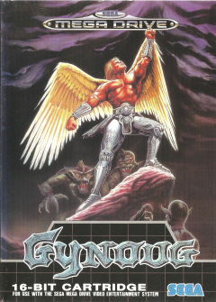 Gynoug for the Sega Mega Drive Front Cover Box Scan