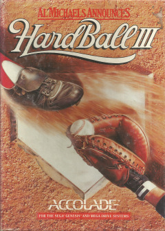 Hardball III for the Sega Mega Drive Front Cover Box Scan