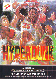 Hyper Dunk for the Sega Mega Drive Front Cover Box Scan