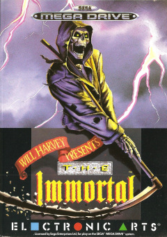 Will Harvey presents The Immortal for the Sega Mega Drive Front Cover Box Scan
