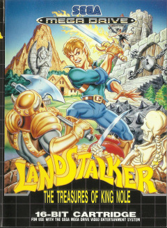 Landstalker: The Treasures of King Nole for the Sega Mega Drive Front Cover Box Scan