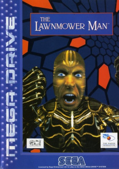 The Lawnmower Man for the Sega Mega Drive Front Cover Box Scan