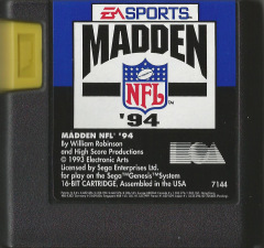 Scan of Madden NFL 