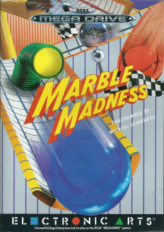 Marble Madness for the Sega Mega Drive Front Cover Box Scan