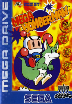 Mega Bomberman for the Sega Mega Drive Front Cover Box Scan