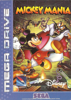 Mickey Mania for the Sega Mega Drive Front Cover Box Scan