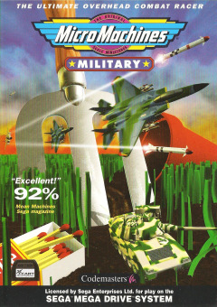 Micro Machines: Military for the Sega Mega Drive Front Cover Box Scan