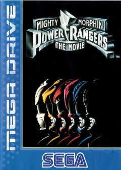 Mighty Morphin Power Rangers: The Movie for the Sega Mega Drive Front Cover Box Scan