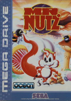 Mr. Nutz for the Sega Mega Drive Front Cover Box Scan