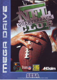 NFL Quarterback Club for the Sega Mega Drive Front Cover Box Scan