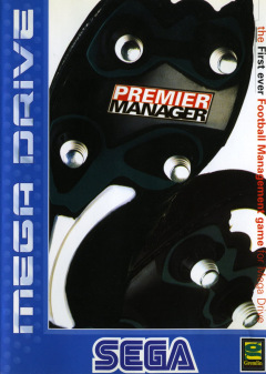Premier Manager for the Sega Mega Drive Front Cover Box Scan