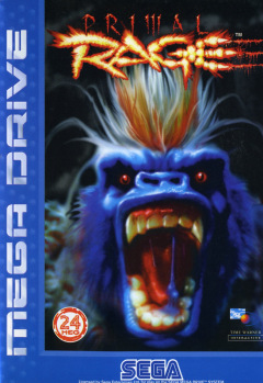 Primal Rage for the Sega Mega Drive Front Cover Box Scan