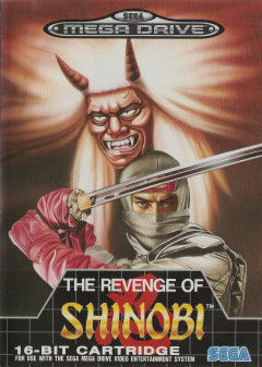The Revenge of Shinobi for the Sega Mega Drive Front Cover Box Scan
